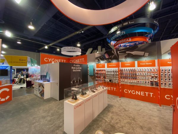 Custom Trade Show Booth Rental 20x40 CES Cygnett