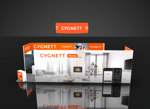 Cygnett Trade Show Booth Rental 20x40 CES Las Vegas